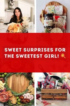 sweet surprises for the sweetest girl on valentine's day with gifts and treats