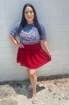 Adorable party in the USA disco themed graphic tee, perfect for 4th of July! Material: 100% COTTON Party In The Usa, Usa Tee, 4th Of July, Graphic Tee, Graphic Tees