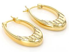 Moissanite Fire® .60ctw diamond equivalent weight round brilliant, 14k yellow gold over sterling silver earrings. Measures 1 & 1/16" L x 1/8" W and have saddlebacks. Actual moissanite weight is .54ctw. 14k Gold Channel Set Gold Hoop Earrings, Oval Gold Diamond Earrings, Gold Hoop Diamond Earrings With Accents, Gold Channel Set Hoop Earrings, Gold Oval Diamond Earrings With Accents, Vvs Clarity Gold Hoop Diamond Earrings, Gold Vvs Clarity Diamond Hoop Earrings, Gold Hoop Diamond Earrings With Vvs Clarity, Gold Small Hoop Diamond Earrings With Diamond Accents