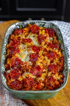 How To Make Pepperoni, Pizza Dishes, Pepperoni Pizza Casserole, Pepperoni Recipes, Spiral Pasta, Turkey Pepperoni, Healthy Meats, Pizza Casserole, Big Smiles