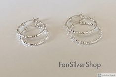 Stunning sterling silver diamond cut pair of hoops.  Stunning earrings, handmade with great quality from Mexico. Usually ships in 5 days. Fast and free shipping for US. Silver Diamond Cut Hoop Earrings, Adjustable Silver Hoop Earrings For Anniversary, Gift Sterling Silver Diamond Cut Hoop Earrings, Gift Diamond Cut Sterling Silver Hoop Earrings, Diamond Cut Sterling Silver Hoop Earrings For Gift, Sterling Silver Diamond Cut Hoop Earrings For Gift, Small Silver Hoop Earrings With Diamond Cut, Adjustable Faceted Silver Earrings, Silver Hoop Jewelry With Diamond Cut