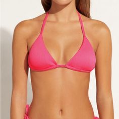 Nwt Size 2x Bundle To Save On Shipping!! Solid Ribbed Spring Swimwear, Ribbed Triangle Top Swimwear For Beach, Beach Swimwear With Ribbed Triangle Top, Casual Solid Ribbed Swimwear, Casual Solid Color Ribbed Swimwear, Poolside Ribbed Triangle Top Swimwear, Fitted Ribbed Triangle Top Swimwear, Casual Ribbed Swimwear For Vacation, Pink Triangle