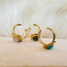 Bring some mystical vibes to your style with Earth Spirit Gem Rings! With their boho retro look, they'll add a little something special to any outfit. 🤩 And just look at those magical gems—they'll keep your spirit grounded, no matter how high your style game goes! 🤩✨ Each ring is adjustable, ensuring a perfect fit no matter the size of your finger. Slip one on and accessorize your look with a touch of classic, bohemian chic! 🥰 ✓ Material: Stainless Steel✓ Gemstone: turquoise, rose quartz, gre Bohemian Stackable Moonstone Jewelry, Bohemian Adjustable Stackable Moonstone Ring, Adjustable Stackable Bohemian Moonstone Ring, Bohemian Adjustable Crystal Ring With Gemstone Accents, Adjustable Bohemian Crystal Ring With Ethical Gemstones, Adjustable Mystical Gemstone Jewelry, Adjustable Mystical Moonstone Ring With Natural Stones, Bohemian Gemstone Midi Rings For Gift, Adjustable Open Ring With Gemstone Accents