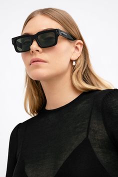 Elevate your style with our Milos Sunglasses. Featuring classic yet bold square acetate frames, these sunglasses exude contemporary allure. With clean lines and a comfortable fit, Milos will be your new go-to accessory for bustling days spent out and about.[SPLIT] Available in one size. Lens width is approximately .2” (5 cm). Temple length is approximately 5.5" (14.5 cm). 100% Acetate frames. Tinted lenses offer UV protection. Includes a travel carrying case. To clean, rinse with water and wipe Trendy Acetate Wayfarer Sunglasses, Trendy Everyday Sunglasses For Square Face, Trendy Acetate Square Frame Cat Eye Sunglasses, Casual Acetate Sunglasses For Everyday, Chic Square Sunglasses For Everyday, Everyday Wayfarer Sunglasses In Acetate, Everyday Acetate Wayfarer Sunglasses, Everyday Acetate Sunglasses With Square Frame, Trendy Everyday Acetate Sunglasses