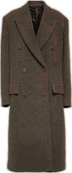 Wool Blend Coat, Oversized Silhouette, Shoulder Pads, Double Breasted, Wool Blend, Acne Studios, Acne, Wool