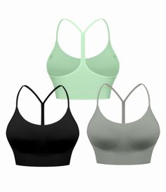 PRICES MAY VARY. Multiple Colors Available -Y Back Women'S U-Neck Sexy Sports Bra Spaghetti Workouts Bra Underwire Bra Is Available In 6 Fashionable Colors - Black, White, Pink, Gray,Blue,green To Meet Your Different Choices Medium coverage & Light support: U-shape round neckline design,the chest coverage is lower and the support is Light,Y Back sexy and charming to wear.Removable Pads:Removable bra pads easy to remove and wash. High Quality Fabric- This Soft Wirefree Racerback Workout Bras Wome Rest Time, Best Sports Bras, Bra For Women, Yoga Exercise, Bra Pads, Yoga Sports Bra, Popular Sports, Christmas Inspo, Neckline Designs