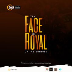 the face of royal online contest is now live on facebook, and it's free