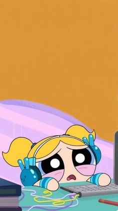 Wallpaper Cute Cartoon, Powerpuff Girls Bubbles, Powerpuff Girls Wallpaper, Girls Wallpaper, Powerpuff Girl, Wallpaper Cute, Girls Cartoon