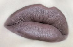 Moth Satin Liquid Lipstick Greige Nude - Etsy Greige Makeup, Greige Lipstick, Gothic Lips, Gray Lipstick, Grey Lipstick, Beauty Bible, Purple Lipstick, Runway Makeup, Amazing Makeup