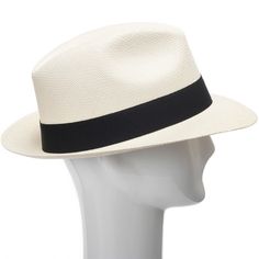 ↑ Click above to watch the video! ↑ Havana Retro is a modern fedora with a blocked teardrop crown and features a medium-sized brim, breathable sweatband, and comes in classic color grosgrain hatband or leather hatband. This item is a genuine Panama hat handwoven in Ecuador.Material: 100% Toquilla StrawCrown: 4 1/4" approx. teardropHatband: 1 1/2" grosgrain or 1" suede leatherClimate: Sun Handwoven in Ecuador. Finished in the US. Measurements are approximate, this is a handwoven product and actua Straw Panama Hat, Quality Hats, Beautiful Hats, Cool Hats, Hat Band, Hat Making, Hat Sizes, Straw Hat, Ecuador