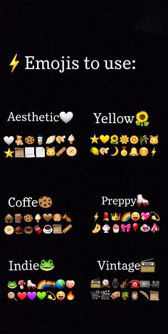 Emojis Yellow Emoji Aesthetic, Yellow Emojis Aesthetic, Yellow Aesthetic Emoji Combos, Preppy Emojis To Use, Vintage Emoji Combinations, Yellow Emoji Combo, Preppy Captions, Preppy Emojis Combo, Yellow Emoji Combinations