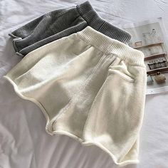 Trendy Swimwear, Tumblr Outfits, Korean Fashion Trends, Elastic Waist Shorts, Pajama Set Women, Looks Style, Kawaii Fashion, Comfy Outfits, Latest Fashion For Women