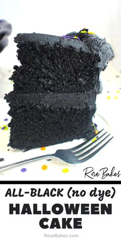 black cake slice with black cake and black buttercream Spooky Black Velvet Cake, Beetlejuice Dessert Ideas, Black Velvet Cake Recipe, Beetlejuice Cake, Black Velvet Cake, Velvet Desserts, Black Velvet Cakes, Spooky Halloween Cakes, In Bloom Bakery