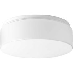 a white ceiling light on a white background