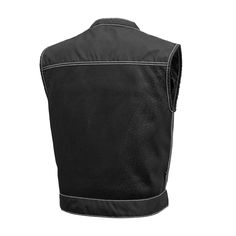 FIM650MESH | Lowrider Moto Mesh Men's Motorcycle Vest The Lowrider offers both function and comfort built off our ever popular club style vest. This vest is 2.5" shorter to prevent rising. The Lowrider is a great option for those looking for something not as short as the Lowside and not as long as the Sharp Shooter. It features our conceal carry pockets, a one inch collar, and a hidden, cropped center zipper. Features: Two and half inches shorter than your traditional vest for a proper fit Cordura and Moto Mesh materials Club style vest with one-inch collar, covered snaps and hidden cropped center zipper Two zipper chest pockets Two snap down slash pockets Mesh liner for maximum air flow Easy access conceal carry pocket on the left side with bullet snaps Interior conceal carry on the right Black Biker Vest For Outdoor, Black Moto Vest For Biker Events, Moto Style Black Vest For Biker Events, Moto Vest For Biker Events, Black Sleeveless Moto Outerwear, Moto Sleeveless Vest For Streetwear, Black Sleeveless Motorcycling Vest, Moto Style Sleeveless Vest For Streetwear, Black Sleeveless Vest For Motorcycling