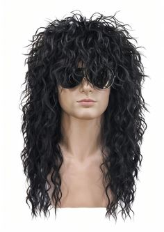 PRICES MAY VARY. Wigs Material: Kavsni 80s rock wigs are made of premium material, natural looking, super soft and very comfortable Wig Cap Size: About 21'' - 22.5'', can fit most people, there are 2 adjustable straps within the wig net, you can adjust its size to fit your head perfect Breathable Wig Net: Long curly wavy wig with 100% breathable wig net, and very lightweight, will feel very comfortable when wear this cute wig Occasion : This costume is great for all parties - 80s disco - hallowe 1920s Hair Wigs & Extensions, Modern Shag Wigs, 70s Disco Wigs, Cyndi Lauper Wigs, Ladies Wig Party, No Styling Shag, Ghoulia Yelps Wig, Sally Brown Wig, Frankie Monster High Wig