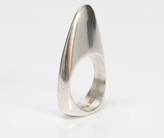 Georg Jensen Modern Ring #A 30 Fashion Objects, Wax Carved Ring, Georg Jensen Ring, Contemporary Jewelry Rings, Vintage Modernist Jewelry, Wax Carving Jewelry, George Jensen, Georg Jensen Jewelry, Georg Jensen Silver