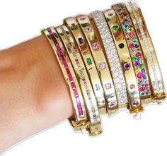 Your Pretty, Jewelry Accessories Ideas, Hinged Bracelet, Gold Bangle Bracelet, Cz Stone, Exquisite Design, Bangle Bracelet, The Row, Bangle Bracelets