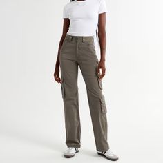 -Size 29s -Short Size -Color Olive -Open To Negotiations -Never Worn 90s Aesthetic, High Waisted, Casual Pants, Neutral Aesthetic, Going Out Pants, College Outfit Ideas Going Out Pants, College Outfit Ideas, College Outfit, Distressed Mom Jeans, Neutral Aesthetic, Leather Pant, Women's Bottoms, Love Jeans, Abercrombie And Fitch Jeans