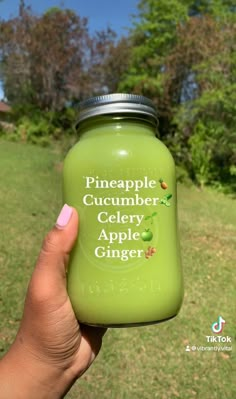 Summer Green Juice - Etsy Best Greens For Gut Health, Green Apple Juicing Recipes, Green Juices For Skin, Celery Meals, Pineapple Green Juice, Green Juices For Gut Health, Cucumber Juicing Recipes, Green Juice Recipes For Beginners, Clear Skin Juice Recipe