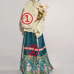 SPECIFICATIONSBrand Name: SLACTIONOrigin: Mainland ChinaCN: GuangdongMaterial: POLYESTERGender: WOMENModel Number: hanfu-2-1001-166 Rabbit Year, Horse Face, Chinese Hanfu, Ming Dynasty, Autumn And Winter, Stand Collar, Winter Fashion, Skirt, Collar