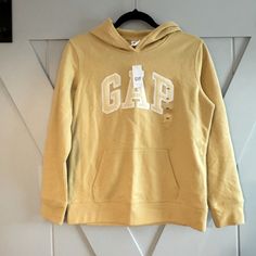 Yellow Spring Gap Hoodie, Size Xs. Nwt. Hoodie Yellow, Gap Hoodie, Gap Logo, Yellow Springs, Yellow Hoodie, Gap, Womens Tops, Sweatshirts Hoodie, ? Logo