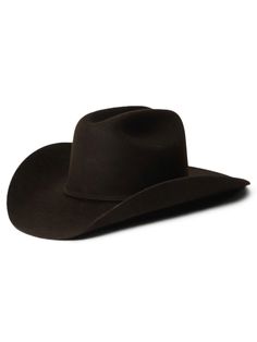 Part of our Buffalo collection, this cowboy hat is made in the USA of high-quality, weather-resistant 4X buffalo felt. Its classic Western profile features a classic cattleman crease, a 4" brim and a 4 1/2” regular oval crown. Additional details include a leather sweatband, satin lining, and a self-matching hat band with a three-piece silver-toned buckle set, as well as a Stetson hat box. 4" Brim 4 1/2" Regular Oval Crown Cattleman Crease Self-Matching Hat Band 3-Piece Silver Buckle Set Stetson Hat Box 4X Wool Felt Construction American Buffalo Collection Made in the USA Rigid Felt Hat With Short Brim For Western-themed Events, Western Style Curved Brim Felt Hat For Ranch, Rigid Flat Brim Felt Hat For Ranch, Western Short Brim Felt Hat For Riding, Western Felt Hat With Short Brim For Riding, Solid Flat Brim Felt Hat For Western-themed Events, Solid Color Flat Brim Felt Hat For Western-themed Events, Western Style Short Brim Felt Hat For Riding, Western Wide Brim Rigid Felt Hat