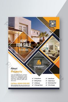 a modern real estate flyer template