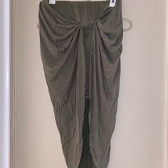 Nwt! Never Been Worn Olive Colored, Midi Length , Stretch Waist Band Didn’t Like The Fit On Me Personally, But Super Cute For An Island Vacation! Stretch Draped Bottoms For Night Out, Spring Draped Bottoms For Night Out, Draped Bottoms For Night Out In Spring, Summer Draped Skirt For Night Out, Summer Night Out Draped Skirt, Summer Midi Draped Skirt For Night Out, Forever 21 Flowy Bottoms For Party, Forever 21 Flowy Party Skirt, Forever 21 Long Skirt For Summer