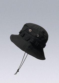 Black Bucket Techwear Sytle Hat
*/. FEATURES & DETAILS:

Available In Black.
Polyester, cotton. Black Military Summer Hat, Adjustable Military Bucket Hat, Military Style Adjustable Brimmed Sun Hat, Adjustable Brimmed Military Sun Hat, Black Military Brimmed Hat, Black Brimmed Military Hat, Adjustable Military Style Brimmed Sun Hat, Black Brimmed Bucket Hat For Outdoor Activities, Black Bucket Hat For Outdoor Activities