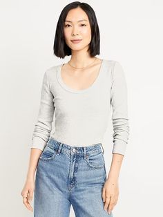 Snug Long-Sleeve T-Shirt | Old Navy