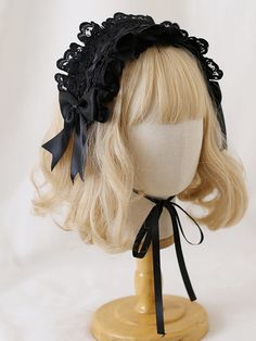 The price is for a hairband only, others are not included. Lace Hairband, Gothic Lace, Blue Headband, Kind Reminder, Lace Ribbon, Reasons To Smile, Gothic Lolita, Cat Ears, Purple And Black