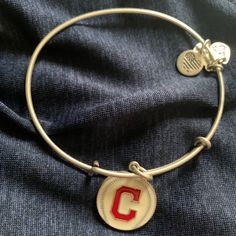 Alex And Ani Cleveland Baseball Bracelet - Never Worn C Bracelet, Baseball Bracelet, Cleveland Baseball, Alex And Ani, Womens Jewelry Bracelets, Cleveland, Women Jewelry, Baseball, Bracelet