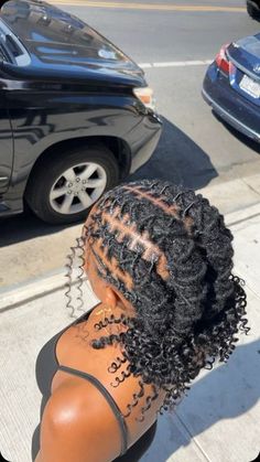 LOCS BY NNIVA LLC on Instagram: "Had to run that back again with just a lil twist  Loveeeeeee this look 🔥🔥  @locsbynniva #locs #locstyles #locstylesforwomen #locpetals #locpetalstyles #brooklynloctician #brooklynlocs #dreads #dreadstyles #rasta #fishtailbraid #nycloctician #nyclocs #locsbynniva #2strandtwist #locbraids  #locsformen #menbraids #locsforwomen #starterlocs #babylocs #healthylocs #lochaircare #locsporn #menwithlocs #womenwithlocs #explorepage  #brooklynloctition #brooklynhairstylist #explorepage  #barreltwist" Locstyles For Short Hair, Cornrows Locs Black Women, Hairstyles With Locks, Loc Styles With Curly Hair Added, Short Loc Two Strand Twist Styles, Halo Braid With Locs, Loc Flat Twist Style, Over Locs Styles, 2 Braids Over Locs