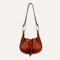 Bucket Bag DIANE - Rust Versatile Brown Bucket Bag For On-the-go, Daily Use Crossbody Bag With Dust Bag, Cognac Bucket Bag For On-the-go, Versatile Large Capacity Shoulder Pouch, Brown Bucket Bag With Adjustable Strap For Daily Use, Brown Large Capacity Shoulder Bag Pouch, Large Capacity Brown Shoulder Bag Pouch, Brown Large Capacity Shoulder Pouch, Brown Tote Bag With Dust Bag Included