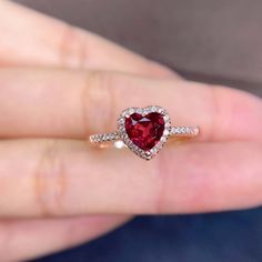 ❤ DAINTY GARNET RING INFORMATION❀ Gemstone Shape: Heart cut stone. ❀ Setting Type: 3 Prongs setting.❀ Natural Main Stone: 6*6 mm.  ❀ Dainty Shining Cubic Zirconia.❀ Metal type: 925 sterling silver.  ❀ Metal type: 18K gold plated.❀ Metal type: 18K rose gold plated.❤ More jewelry you like, please click the following link:More rings to choose as link : https://etsy.me/2Clb6KhMore necklaces to choose as link: https://etsy.me/2BrIGNcMore earrings to choose as link: https://etsy.me/2SXuu5E❤GREAT PACKA Red Heart Shaped Diamond Ring For Valentine's Day, Red Heart-shaped Diamond Ring For Valentine's Day, Valentine's Day Red Heart Diamond Ring, Red Heart-shaped Diamond Ring, Red Open Ring For Valentine's Day, Red Heart Cut Diamond Promise Ring, Red Halo Setting Rings For Valentine's Day, Red Heart Cut Rings With Halo Setting, Red Heart Cut Ring For Proposal