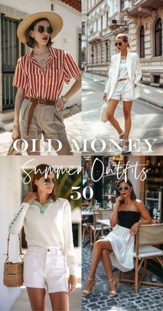 Beach Italy Outfit, Rich Style Outfits Summer, Classy Boating Outfit, British Summer Fashion, Old Money Vacation Outfits Women, Old Money Holiday Outfits Summer, Oldmoney Summer Style, Summer Elevated Casual, Best Beach Outfits For Women