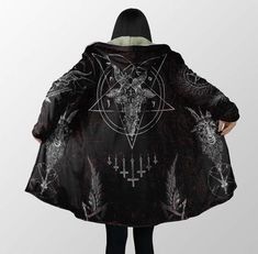 Satanic Dream Coat - Plus Size Cloak (No Bag) - Secret Darkness