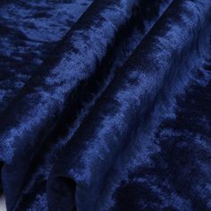 the dark blue velvet fabric is very soft