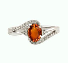 Stunning Vintage Natural Orange Madeira Citrine Ring, a true gem that captures the essence of elegance and timeless beauty. Crafted with love, this exquisite piece features a wave design, delicately showcasing the mesmerizing orange gemstone. Embrace the allure of madeira citrine and add a touch of grace to any outfit with this breathtaking piece. M A T E R I A L S: * Purity - 925 Sterling Silver * Color -  Yellow Gold, Rose Gold, White Rhodium G E M S T O N E D E T A I L S: * Name - Natural Mad Orange Citrine, Orange Gem, Feminine Jewelry, Ring Elegant, Wedding Bridal Jewellery, Citrine Ring, 925 Silver Ring, Wave Design, White Gold Ring