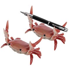 PRICES MAY VARY. Creative Design：The pen holder is designed to like weightlifting crab image,Which is so interesting Quality Material：The weightlifter crab pen holder is made of good material that is environmental,durable and resistant,you can use it for a long time Convenient to Use： You can use the crab to hold the pencils、bluetooth and othe small objects，And the crab pen holder is small and light,So you can put it in your pencil bag at any time without occupying space Wide Application：The uni Funny Crab, Cool Office Supplies, Desk Display, Storage Office, Pencil Holders, Pen Stand, Accent Storage, Pen Storage, Desk Supplies