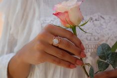 Moonstone Ring * Sterling Siver 925* Statement Ring * Gemstone * Rainbow Moonstone *Bridal Ring * Wedding Ring * Organic * Natural *BJR008 Double Band Rings, Ring Moonstone, Chalcedony Ring, Aqua Chalcedony, Blue Chalcedony, Psychic Abilities, Garnet Rings, Delicate Rings, Ring Gemstone