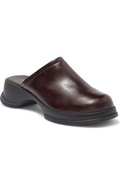 Jeffrey Campbell Harley 2 Clog (Women) | Nordstrom Womens Clogs, Jeffrey Campbell, Smooth Leather, Clogs, Rubber Sole, Nordstrom, Free Shipping, Leather, How To Wear