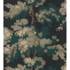 an image of a wallpaper with trees in green and beige colors on it's black background