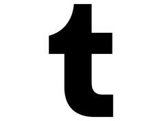 a black and white photo of the letter t