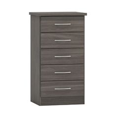 an image of a grey chest of drawers