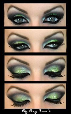 Witch Eyes, Make Up Diy, Green Smokey Eye, Arabic Makeup, Witch Makeup, Makijaż Smokey Eye, Halloween Make Up, Products Makeup, Costume Makeup