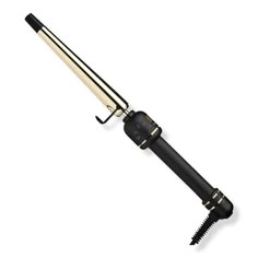 Pro Artist 24K Gold Extended Barrel Tapered Curling Wand -  From an extended barrel, and fast heat-up to more precise heat temperatures, Hot Tool's award-winning Pro Artist 24K Gold Tapered Curling Wand has been updated to help you create all the long-lasting curls and waves you can imagine.    Benefits     Easier, faster styling thanks to the extended barrel Fan-Favorite 24K Gold Technology for fast heat-up, consistent heat, and long-lasting styles Great for styling longer lengths and hard-to-r Tapered Curling Wand, Unrealistic Wishlist, Hair Wand, Dance Christmas, Wand Hairstyles, Lasting Curls, Bday List, Barrel Curling Iron, Hair Waver