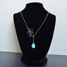 SALETurquoise necklaceBranch necklaceSilver by BijouandBijou Blue Lariat Necklace For Gift, Blue Sterling Silver Lariat Necklace Gift, Blue Lariat Necklace As A Gift, Turquoise Drop Jewelry As A Gift, Turquoise Drop Jewelry Gift, Sterling Silver Lariat Turquoise Necklace Gift, Elegant Long Turquoise Necklace, Adjustable, Adjustable Turquoise Elegant Lariat Necklace, Turquoise Dangle Necklaces For Gifts