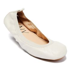 Includes One Pair Of Flats And Dust Bag Man-Made Upper Man-Made Lining Cushioned Footbed Rubber Sole Split Sole For Foldable Functionality Imported Spring White Synthetic Ballet Flats, White Synthetic Ballet Flats For Spring, White Synthetic Ballet Flats With Round Toe, Everyday White Ballet Flats, White Synthetic Slip-on Ballet Flats, White Synthetic Ballet Flats For Summer, White Ballet Flats For Everyday Wear, Casual White Synthetic Ballet Flats, White Ballet Flats For Everyday Spring Use